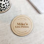 Personalised 'Love Potion' Valentines Coaster, thumbnail 1 of 2