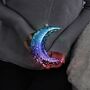 Rainbow Ombre Personalised LED Hanging Moon Light, thumbnail 5 of 12