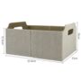 Pack Of Two Large Foldable Fabric Storage Basket Box, thumbnail 4 of 8