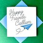 Personalised Papercut Happy Travels Card, thumbnail 2 of 4