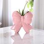 Petite Ceramic Bow Vase, thumbnail 8 of 9