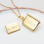 Personalised Silver Or Gold Secret Letter Necklace, thumbnail 3 of 8