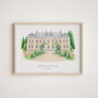 Personalised Wedding Church Watercolour Hand Drawn Sketch – Couple Gift, thumbnail 10 of 12