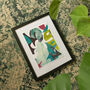 Green Tropical Leaves Abstract Collage Print A4 A2, thumbnail 3 of 5