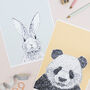 Panda Art Print, thumbnail 6 of 8