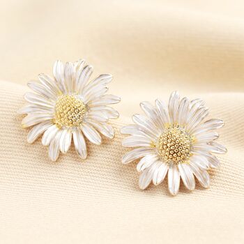 Large Daisy Stud Earrings, 2 of 4