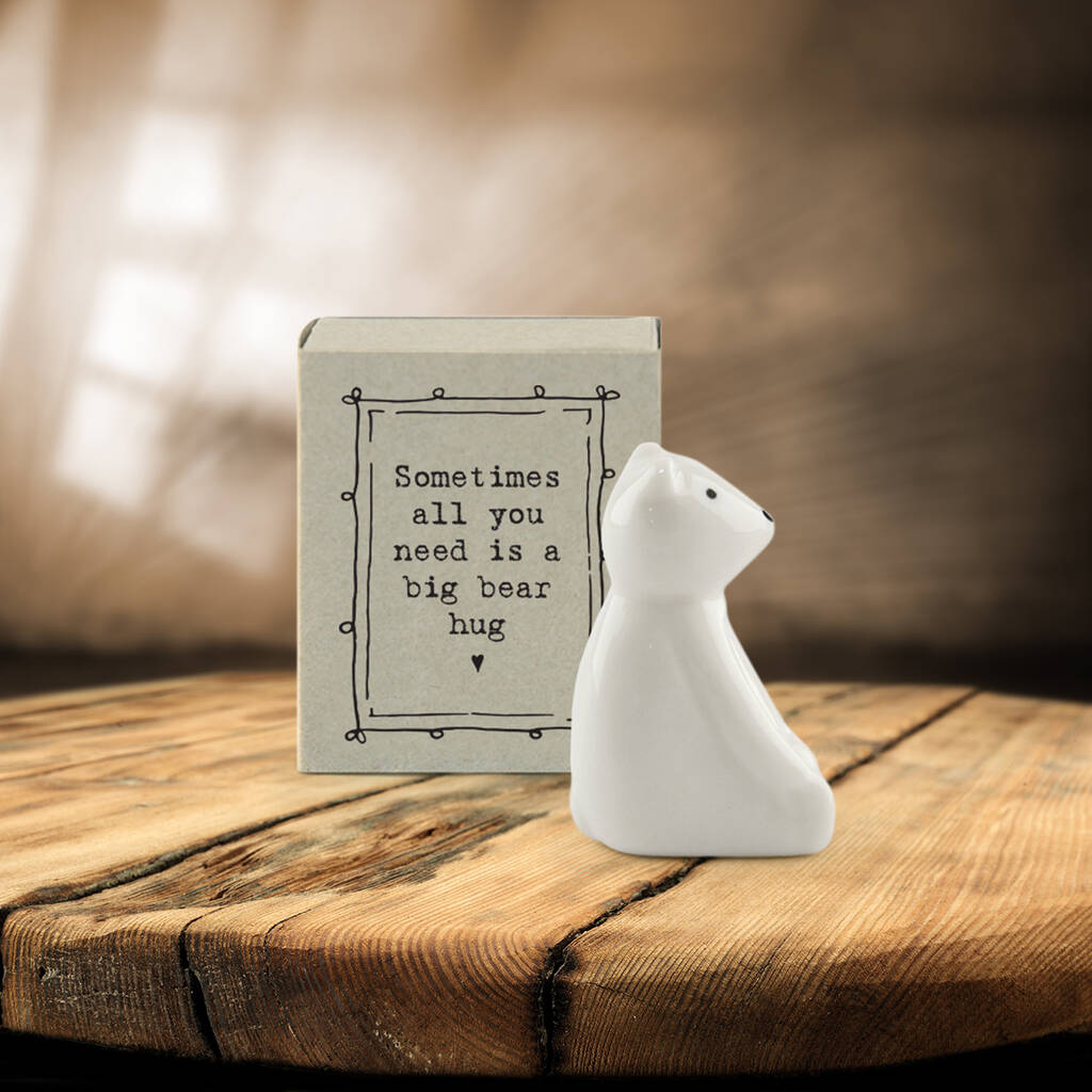 Little Ceramic Bear ''Sending You A Bear Hug' By Liberty Bee ...