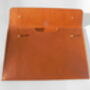 Handmade Leather Document Holder, thumbnail 4 of 6
