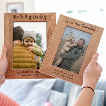 Personalised Me And My Daddy Photo Frame, 2 of 6
