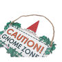Gnome Zone Garden Hanging Sign | ‘Caution Gnome Zone’, thumbnail 3 of 3