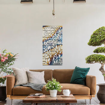 Contemporary Metal Forest Design Wall Sculpture For Indoor Or Outdoor Walls, 4 of 11