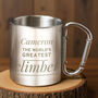 Personalised 'Any Message' Stainless Steel Mug, thumbnail 1 of 5