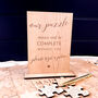Wedding Guest Book Wooden Puzzle, thumbnail 4 of 10