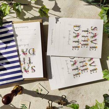 Wildflower Letters Ready To Write Save The Date Cards, 4 of 5