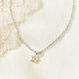 Fine Solid White Gold Sapphire Star Bracelet, thumbnail 2 of 7