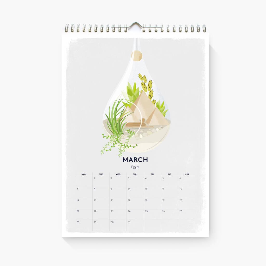 Around The World In Terrariums 2022 Calendar By Duke & Rabbit | Notonthehighstreet.com