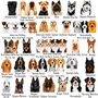 Dog Breed ID Tag Personalised Realistic Illustrations, thumbnail 2 of 12