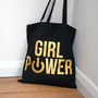 Gold Foiled 'Girl Power' Tote Bag, thumbnail 3 of 3