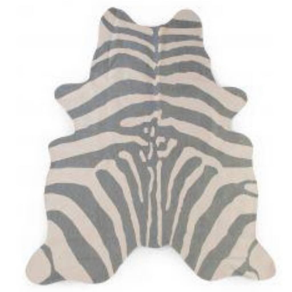 Grey Zebra Rug By LH Interiors