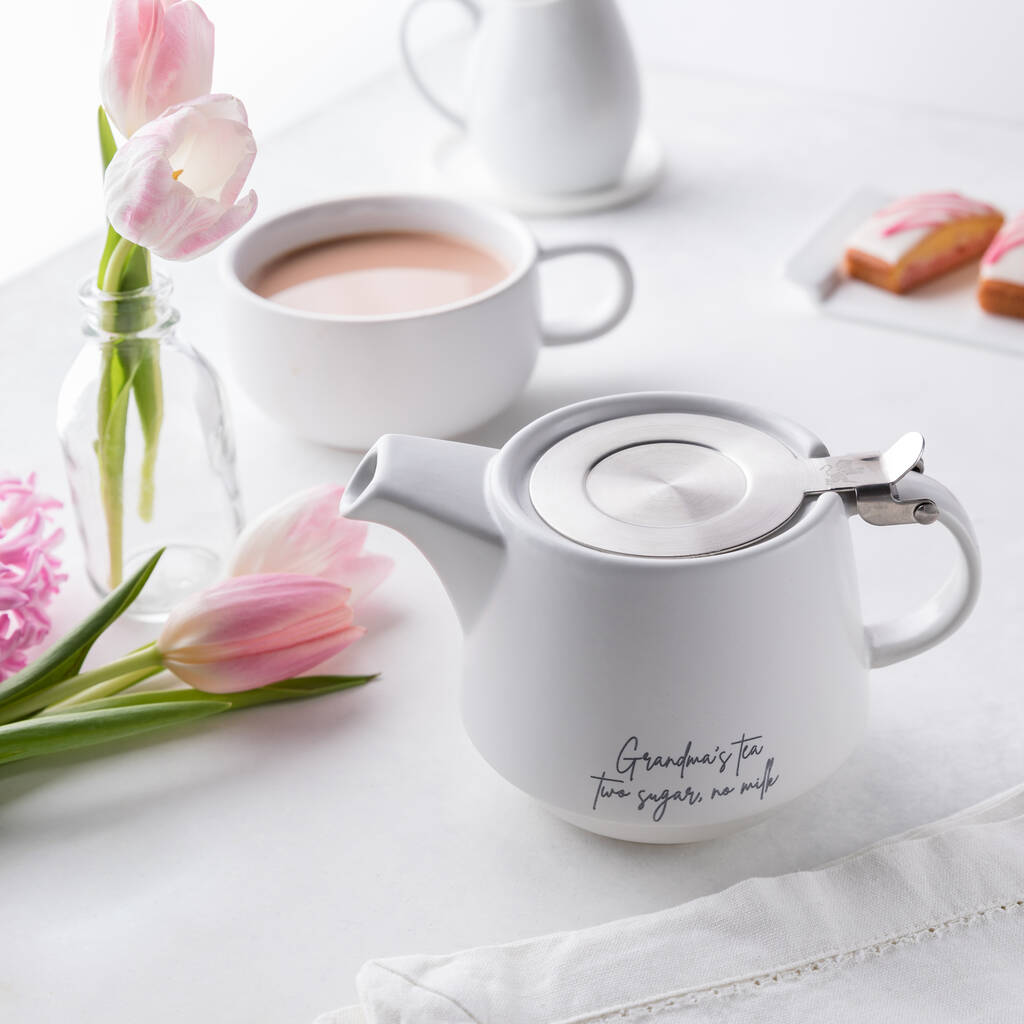 Personalised Teapot And Mug Set For Her By TwentySeven