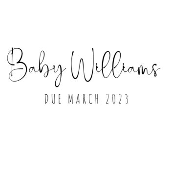 Baby Announcement Bodysuit, 2 of 2