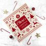 Personalised Festive Scandi Print Christmas Eve Box, thumbnail 1 of 6