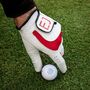 Personalised Men's 100% Cabretta Leather Golf Glove Five Sizes Five Colours Up To Eight Characters, thumbnail 2 of 10