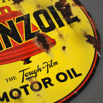 Pennzoil Motor Oil Sign, 2 of 4