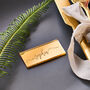 Personalised Mirror Gold Wedding Place Setting, thumbnail 7 of 8
