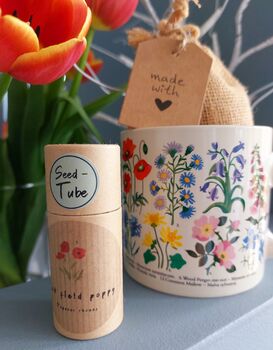 Poppy Seeds Gift Set With Ceramic Mug, 3 of 6
