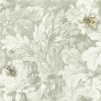 Busy Bee Bracken Wallpaper, 2 of 4