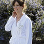Personalised Cotton Wedding Robe, thumbnail 3 of 6