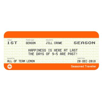 Personalised Train Ticket Retirement Mug, 3 of 3