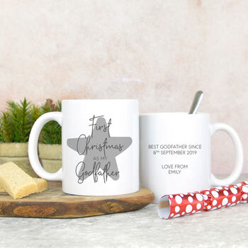 Godfather First Christmas Mug, 2 of 3