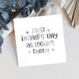 Personalised First Father's Day Foil Card, thumbnail 2 of 6