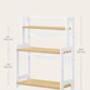 Three Tier Spice Rack Desktop Organizer Bamboo Frame, thumbnail 12 of 12