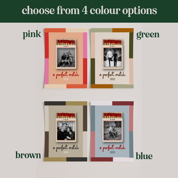 Personalised A Perfect Match Matchbook Print, 5 of 12