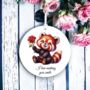 Personalised Cute Rose Animal Red Panda Decoration, thumbnail 1 of 2