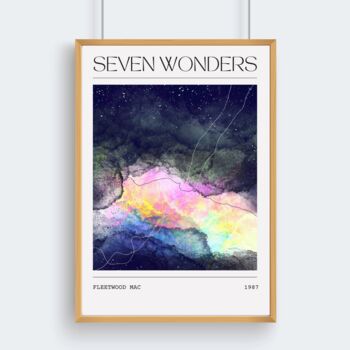 Fleetwood Mac Seven Wonders Song Art Print, 2 of 3