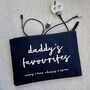 Father's Day Personalised Favourites Travel Storage Bag, thumbnail 3 of 4