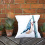 Inky Nuthatch Water Resistant Outdoor Garden Cushion, thumbnail 8 of 8