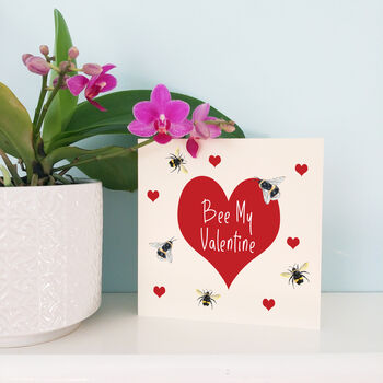 Bumble Bee Valentine's Day Card | Bee My Valentine, 2 of 4