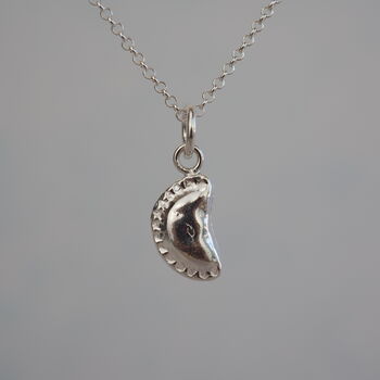 Sterling Silver Cornish Pasty Pendant, 3 of 10