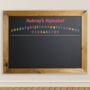 Large Kids Personalised Alphabet Chalkboard, thumbnail 2 of 3