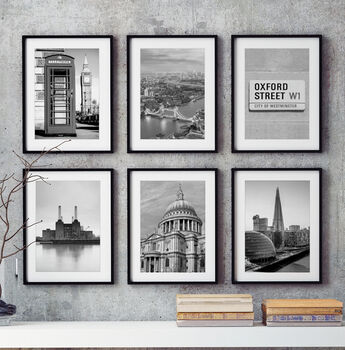 Black And White London Prints By Over & Over | notonthehighstreet.com