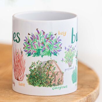 Bushes Ceramic Nature Mug, 3 of 8