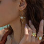 Celestial Kaleidoscope Baroque Pearl Gold Earrings, thumbnail 10 of 12
