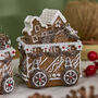 Traditional Gingerbread Steam Train Ornament, thumbnail 4 of 5