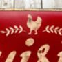 French Metal Kitchen Sign Red Cuisine Wall Plaque 52cm, thumbnail 3 of 9