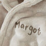 Personalised Reindeer Christmas Fleece Robe, thumbnail 5 of 5